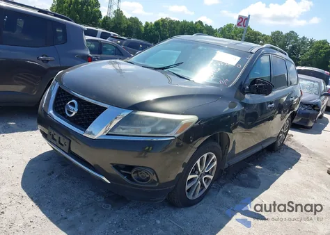 2015 Nissan Pathfinder S из США, поврежденный, VIN 5N1AR2MN8FC723996